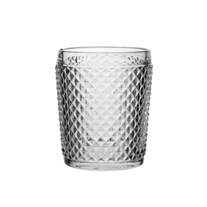 neomina Ophelia Double Old Fashioned Glasses – Set of 2 Classic Whiskey Tumblers