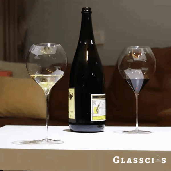 neomina Elegant Wine Glasses – Set of 2 Stylish Crystal Tumblers - Image 4